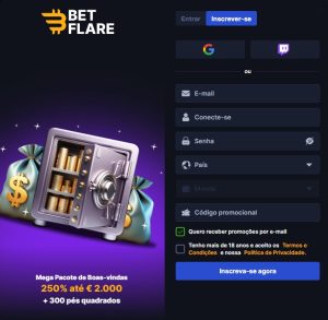 Betflare login